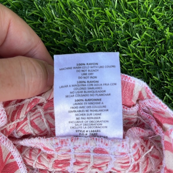 SALTY LEMON Tribal Print Cover Up Top & Shorts Matching Set size small - Picture 5 of 10